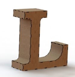 3d letter L