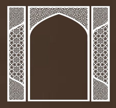 Arab style gate