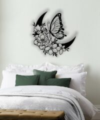 Butterfly with moon