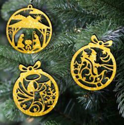 Christmas tree decoration balls