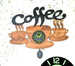 Coffe wall clock