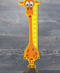 Giraffe height ruler