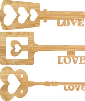 Heart Key Love