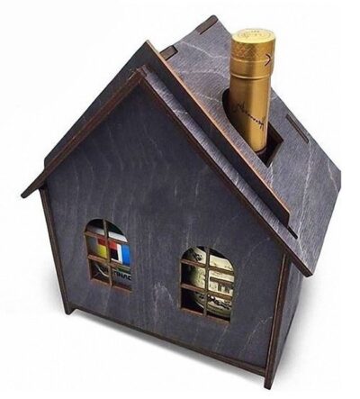 House Shaped Wine Gift Box