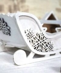 Sleigh with Snowflake