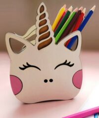 Unicorn pencil holder