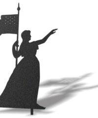 Woman with flag