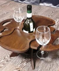 Wooden wine table