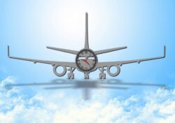 Airplane clock