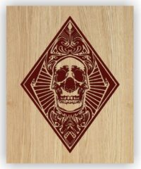 Diamond Card with skull