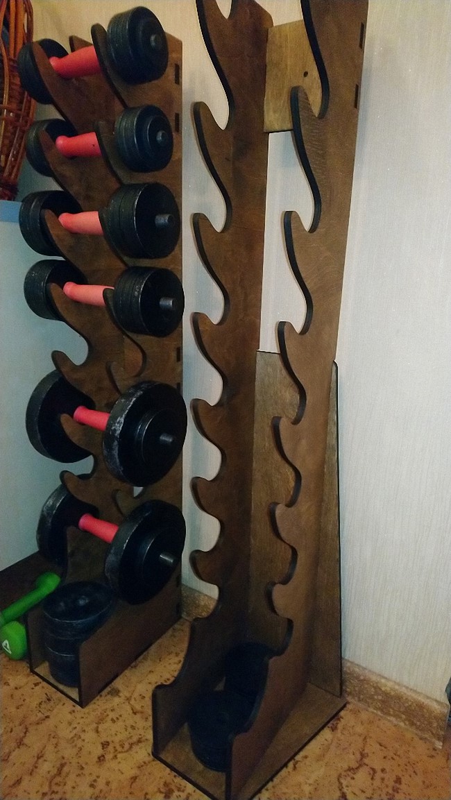 Dumbbells stand