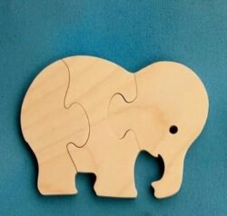 Elephants puzzle piece
