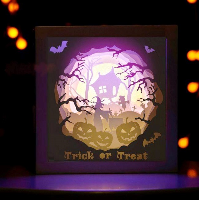Halloween light box