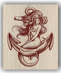 Mermaid with anchor