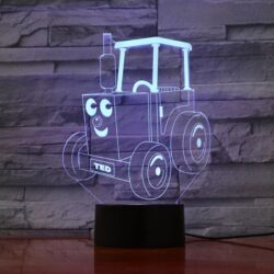 Tractor Ted 3D Optical Illusion