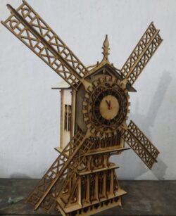 Windmill clock