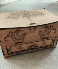 Wooden Box With Drawer