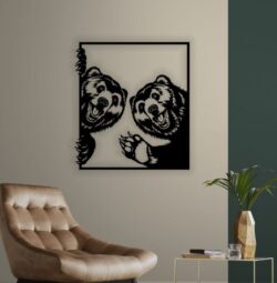 Bears wall decor