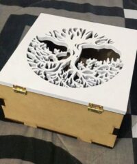Box with tree