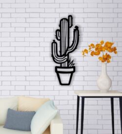 Cactus wall decor