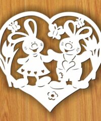 Heart with Rabbit