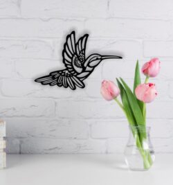 Hummingbird wall decor