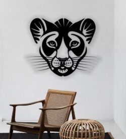 Leopard wall decor