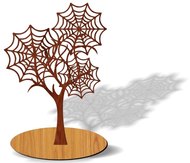 Spider web tree