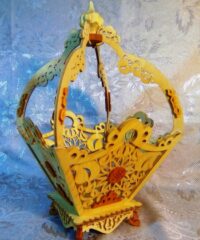 Sunflower candy basket