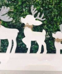 Three reindeer