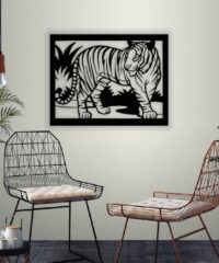 Tiger painting wall deco