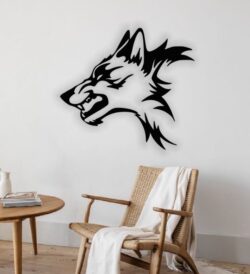 Wolf wall decor
