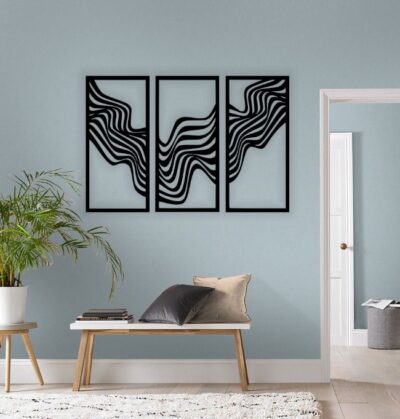Abstract large wall decor