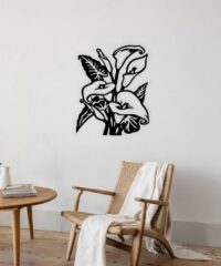 Calla lily wall decor