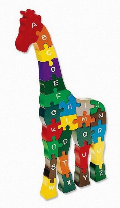 Giraffe alphabet puzzle