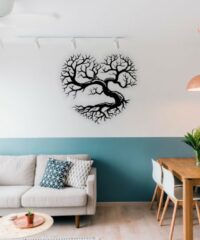 Heart tree wall decor