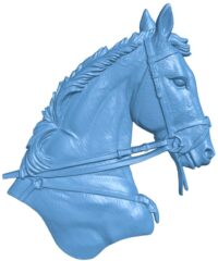 Horse head tied reins