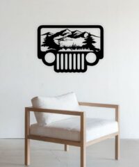 Jeep scene wall decor