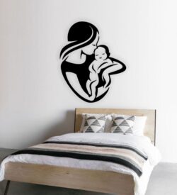Mother and baby wall decor