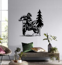 Motorcycle wall decor