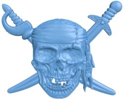 Pirate Skull with Bones