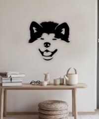 Puppy dog head wall decor