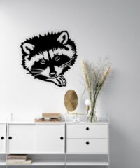 Raccoon wall decor