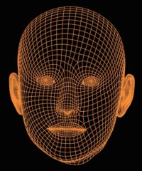 3D illusion led lamp Face