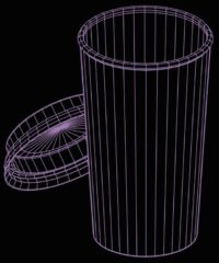 3D illusion led lamp cup