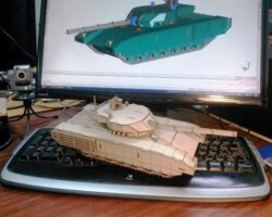 Army tank model