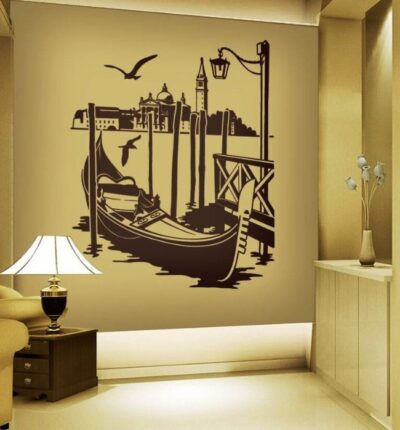 Boat decorated living room