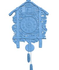 Clock shaped bird house
