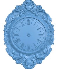 Clock symmetrical pattern