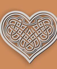 Geometric heart celtic